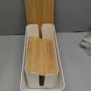 2 Pack Large Cable Management Box – Wooden Style Cord Organizer and Cover for TV Wires, Computer, Router, USB Hub and Under Desk Power Strip – Safe ABS Material and BabyPets Proof Lock (White)