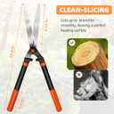 EWPJDK 1-Piece Loppers Hedge Shears Pruners Heavy Duty Combo Clippers | Heavy Duty Tree & Shrub Care for Yard Lawn Garden