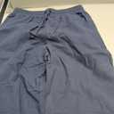Acelitt Women Casual Lightweight Drawstring Elastic Waist Pants with Pockets, (Blue, L)
