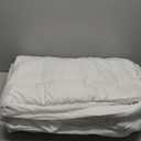 Full Size Quilted Fitted Mattress Pad Cover with Deep Pocket Fitted 8" - 21", Ultra Soft and Comfortable, Breathable (White, Full)
