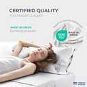 THREAD SPREAD 100% Egyptian Cotton Pillow Cases Standard/Queen Size Set of 2 - Luxury 1500 Thread Count Sateen White Pillow Cases, Silky Soft Cotton Pillowcases Fits Standard & Queen Size Pillows