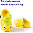 Baby Girls Boys Sandals Kid's Cute Lightweight Shoes Summer Premium Cartoon Sandals Children Caterpillar Non-Slip Beach Water Clogs Shoes Garden Slipper (Green)