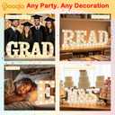 Pooqla LED Marquee Letter Lights Sign, Light Up Alphabet Letter for Home Party Wedding Decoration R
