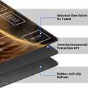 Cool Cat Card Game Mats, MTG Playmat & Mouse Pad 24" x 14", Game Play Mat with Stitched Edge for Magic The Gathering, Anime TCG Card Desk Writing Pad