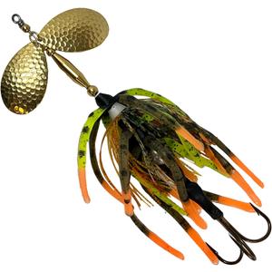 Delong Lures - The Berserker, Bucktail Fishing Lures - Bucktail Jig with Inline Spinner, Musky & Pike Baits Spinnerbaits, Tackle for Freshwater and Saltwater Fishing, Made in USA