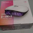 SUNUV UV LED Nail Lamp, UV Light for Nails Compatible with All Gel Polish, 36 LEDs with 4 Timer Settings, LCD Display for Home Salon SUN4 Black