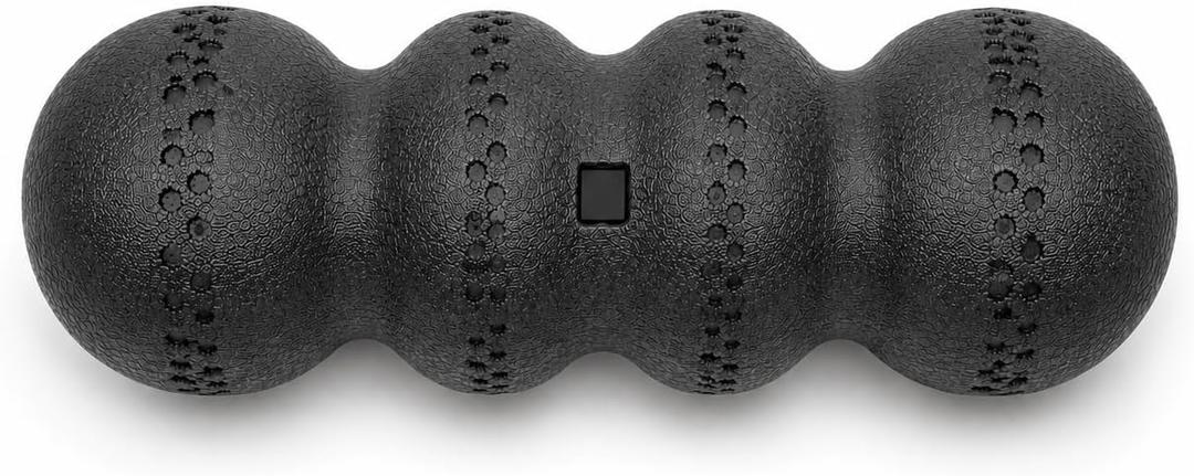 Double Peanut Massage Roller for Deep Tissue Relief, Spinal Alignment Gap, Micro-Perforation Texture, Back, Neck & Leg Recovery