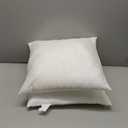 Set of 2 Cotton Fabric Plump Throw Pillow Inserts, Down Alternative Decorative Couch Cushion Cover Filler, 18 X 18 Inches