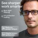 Gaoye 2.5 Professional Reading Glasses for All Day - Computer Readers with Blue Light Protection - Value Pack