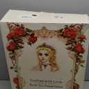 Makeup Mirror with Lights - 17 Cloud Shaped Smart Touch 3-Color Dimmable 360 Rotation Memory Metal Frame Plug-in AC Power Tabletop Vanity Mirror Gift for Women Teen Girls White