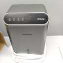 Dehumidifier for Home (85 OZ Water Tank, 800 sq.ft) Quiet Small Dehumidifier for Basement Bedroom Bathroom with Drain Hose, 3 Gear Timer, Sleep Mode, Auto Shut Off, 7 Color Ambient Light