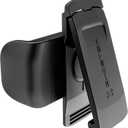 Ghostek UNIVERSAL HOLSTER with 360-Degree Swivel Belt Clip and Built-In Kickstand Designed to Fit Any Phone or Case up to 3.7-IN Wide with Rubberized Sides to Keep Your Device Secure (2nd-Gen) (Black)