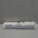 SOULION R30 Computer Speakers, USB Powered 3.5mm AUX Small PC Speaker, Colorful LED Lights with Switch Button, Surround Sound Bar Speaker for Desktop Laptop White