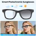 Mingtawn AI Smart Glasses 4K HD Camera, BT Call, 800W Anti-Shake Camera Glasses with Video Recording Dual Mic, Simultaneous Interpretation/GPT Identify Objects, 270mAh Blue Light GlassesBlue Light