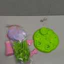 Fabric Flower Bouquets Toys with Light & Music, Deluxe DIY Arts and Crafts Kits for Kids 4-10 Year Old with Ribbons, Fridge Magnets, Greeting Cards, Birthday Gifts for Age 4 5 6 7 8 9 10 Girls (Pink)