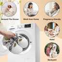 Scurtain Slippers for Women Comfy House Bedroom Corduroy Cross Bow Slide Slipper Shoes Ladies Adjustable Indoor Outdoor Slippers (8-9)