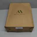 Amlie Home Luxury Striped Faux Fur Throw Blanket for Couch, Soft Cozy Fuzzy Fluffy Soft Plush Blankets Sofa Chair Gift Blankets for Women, 60"x80", Beige