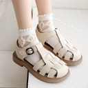 Toddler Baby Girl Lace Mesh Crew Socks, Princess Mary Jane Dress Socks, 10 Pairs (6-8 Years, Style3)