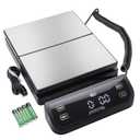 Accuteck 8880 High Accuracy Digital Shipping Scale and Postal Scale, 0.1oz Precision (Stainless Steel with Touch Screen, 150LB)