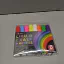 Window Chalk Markers for Cars Glass Washable, 8 Colors Jumbo Liquid Chalk Marker Pens with 10mm 3 in 1 Nib Wide Tip, Chalkboard Markers Car Window Paint Pen for Auto, Mirror, Poster