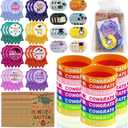 fethwoin 120Pcs Kindergarten Graduation Gifts for Boys and Girls, Congrats Grad Kinder Graduation Gifts 2026, Kids Grad Wristbands Pins Presents for Pre k Graduation Party Decorations Favors