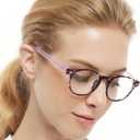 OCCI CHIARI Lightweight Designer Acetate frame Stylish Reading Glasses For Women(Purple,2.25)