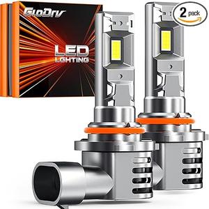 [2025 Upgrade] 9005 Bulbs [Latest & Brightest] 40000lm 800% Brighter 1:1 Mini Size Design With 6000k Cool White，Direct Installation Fog Light Bulbs Plug and Play, Pack of 2
Visit the GloDrv Store