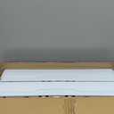 2 Pack White 50L Collapsible Storage Crate Wooden Lid Stackable Bin for Garage RV Car