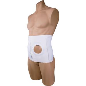 OTC Ostomy Abdominal Binder, Stoma Support, Hernia Colostomy, 9" Belt, 3" Opening Pad, X-Large