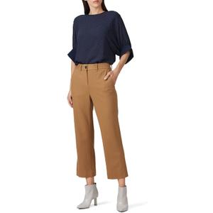 Tibi Rent The Runway Pre-Loved Pindot Shirred Top (Small, Navy)