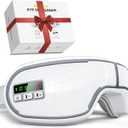 Eye Massager with Heat, Music, Compression, Adjustable Sleep Mask Massage Holiday Birthday Gifts for Women Men, Eye Massager for Migraine Reduce Stye Eye, Eye Strain Relief, Improve Sleep