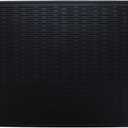 Silicone Dish Drying Mat for Multiple Usage,Easy clean,Eco-friendly,Heat-resistant Silicone Mat for Kitchen Counter or Sink,Refrigerator or Drawer Liner Black 4XL 32 inches x 18 inches