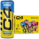 C4 Performance Energy Drink with Zero Sugar, 150mg Caffeine, 12 Fl Oz 12pk (EXP 06/30/27)