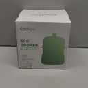 Hard Boiled Egg Cooker - CACHOO 14-Egg Rapid Stainless Steel Egg Boiler with 30-Min Timer & Auto Shut Off, Compact Electric Vegetable Steamer for Cooking, Dishwasher Safe, Retro Green