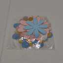 MotiMind 18 Pcs Bright Color Paper Flowers DIY Decorations for Wall, Classroom, Office & Party Backdrop