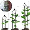 Garden Trellis,Tomato Cage for Climbing Plants Outdoor, Plants Trellis Support for Climbing Vines, Plant Support for Vegetables, Plant Flower Trellises for Clematis Jasmine Outdoor Indoor-1 Pack