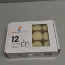 Ivory Unscented 15 Hours Votive Candles Pack of 12