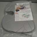 Seat Cusion, Relief Pressure Memory Foam Cusion for Office Chairs & Car Seat, Ergonomic Design Seat Cusion for Tailbone Pain Relief, Sciatica & Back Support (Grey, Cusion)