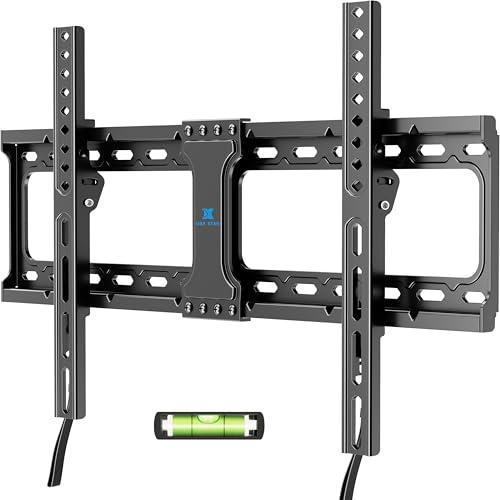 UL Listed Fixed TV Wall Mount for 37-86 Inch Screens, Low Profile TV Mount Fits 16", 18", 24" Studs, Wall Mount Bracket with Quick Release Lock, Max VESA 600x400mm, Holds up to 132 lbs by USX STAR