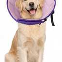 Dog Cone for Large Dogs After Surgery, Soft Dog Cone Collar for Dogs to Stop Licking, Adjustable Comfy E-Collar Alternative Lightweight Post-Surgery Recovery Elizabethan Collar for Pet (XL(Neck Girth:16.54"-21.65"))