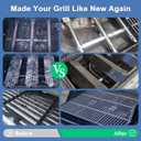 Replacement Parts for Charbroil 463340516 463370519 Gas 2 Coal Grill, Grates & G460-2900-W2 Tank Heat Shield & Burner & Igniter & Heat Shield & Flame Carryover for Charbroil Gas2coal 463340516