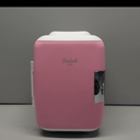 Cooluli Mini Fridge for Bedroom - Car, Office Desk & Dorm Room - Portable 4L/6 Can Electric Plug In Cooler & Warmer for Food, Drinks, Skincare Beauty & Makeup - 12v AC/DC & Exclusive USB Option, Pink