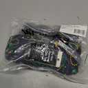 2 x Tipsy Elves Mardi Gras Leggings - Comfortable Non See-Through Mid and High Waisted Stretch Leggings (Black, M)