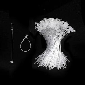 Loop Pin Plastic Fastener Hang Tag Snap Lock 3 Inches White Pin Security Loop Best for Retail Store Clothing Price Plastic Tags for Clothes Tag Accessory  7 inch Qty. 1000