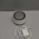 BGOVERSS White Noise Sound Machine with 20 Soothing Sounds, 10 Colors Night Light Sleep Machines Home Office Travel, 5 Timers and Memory Feature Sound Machine for Nursery Baby Kids Adults (White)