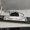 Outdoor Electric Patio Heater, 27-inch Infrared Tower Heater with 1200W Instant Heating, IPX5 Waterproof, Tip-Over & Overheat Protection, Space Heater for Patio Garage Workshop Indoor & Outdoor Use (27" - Onyx Black)