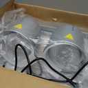 Food Heat Lamp with 2 x 250W Bulbs, 5000+ Hour Lifespan, Silver