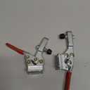 Smoker Toggle Latch, BBQ pit lid clamp. Front Flat mount 2 pk