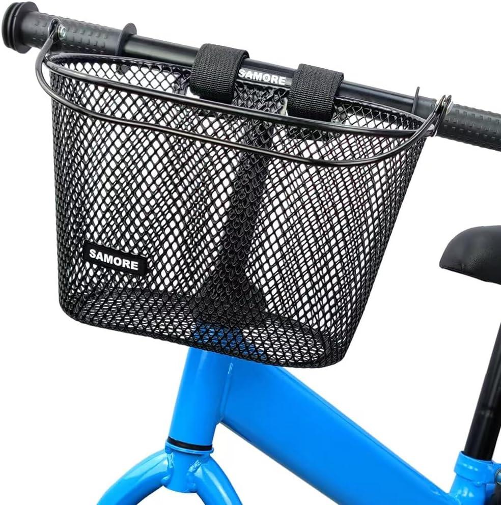 SAMORE Kids Bike Basket with Handle