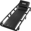 VEVOR Mechanic Garage Creeper, 40-Inch, 300 lbs Capacity Automotive Rolling Creeper with 6 Casters Adjustable Cushioned Headrest, Heavy Duty Steel Frame Low Profile for Garages, Repair Shops, and DIY